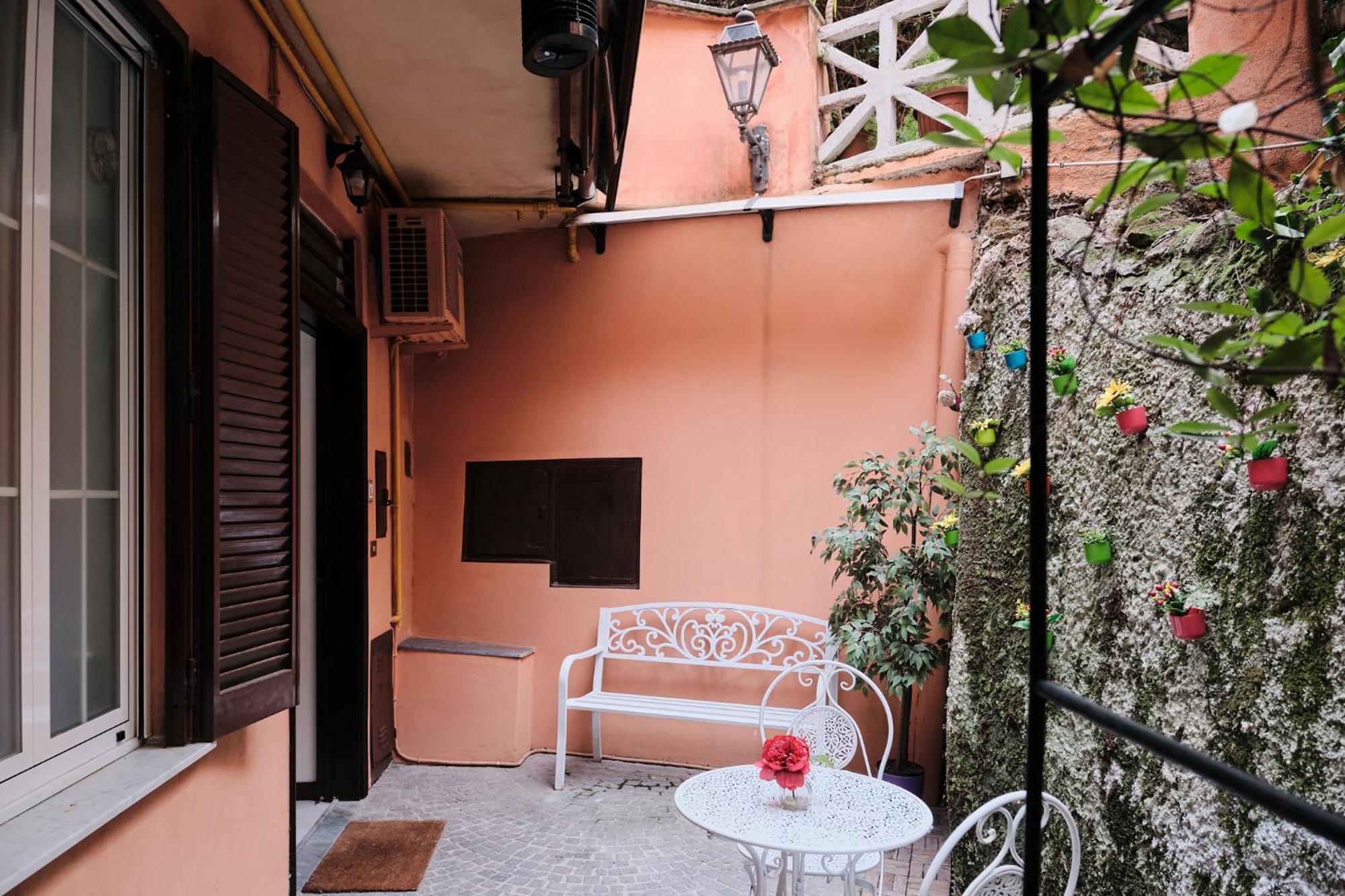 Trastevere- Flat Con Giardino, Ac, Wi-Fi & Netflix Rome Bagian luar foto