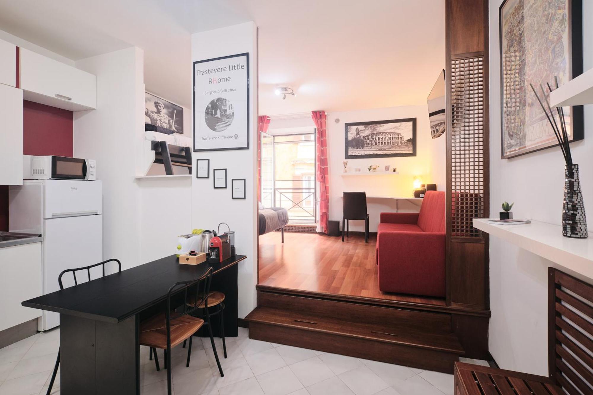 Trastevere- Flat Con Giardino, Ac, Wi-Fi & Netflix Rome Bagian luar foto